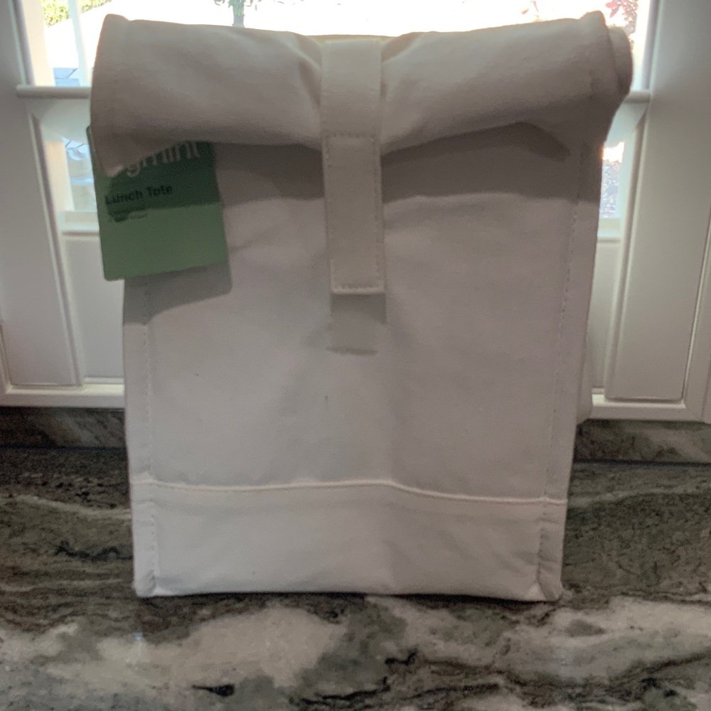 White Lunch Tote